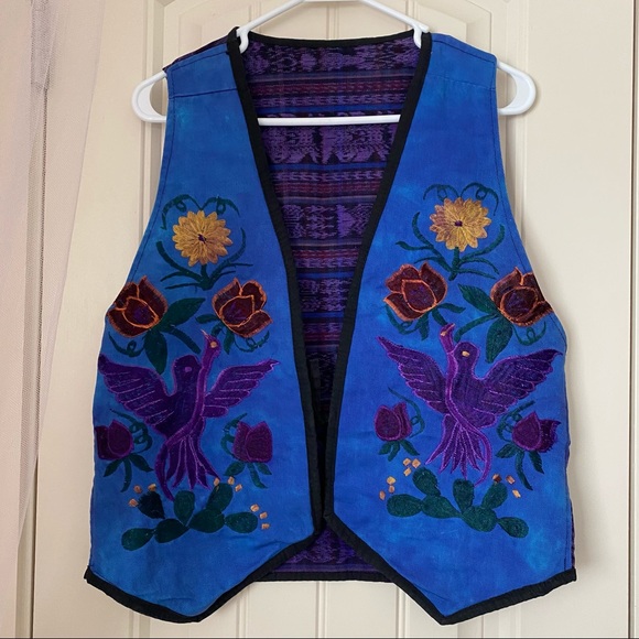 Jackets & Blazers - Embroidered Granny Vest
